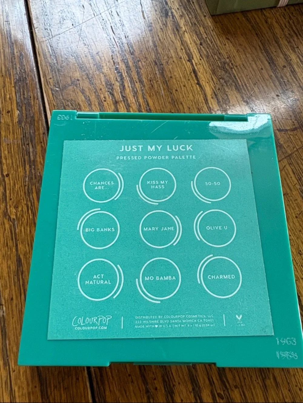 Colourpop Teal Eyeshadow Compact - Picture 2 of 6